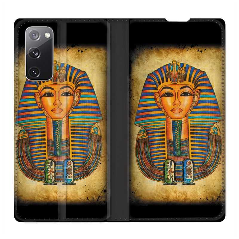 Housse Cuir Portefeuille Pour Samsung Galaxy S20 FE / S20FE Egypte Pharaon