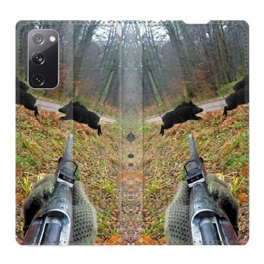 Housse Cuir Portefeuille Pour Samsung Galaxy S20 FE / S20FE Chasse Vision Tir
