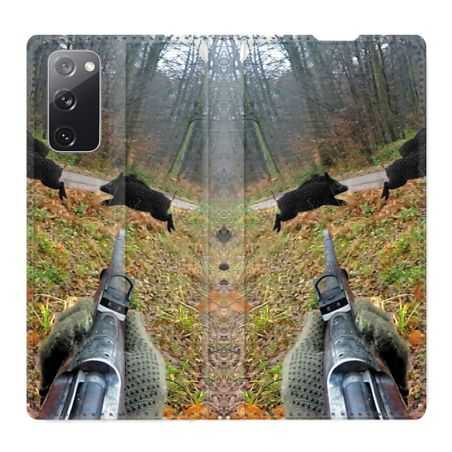 Housse Cuir Portefeuille Pour Samsung Galaxy S20 FE / S20FE Chasse Vision Tir