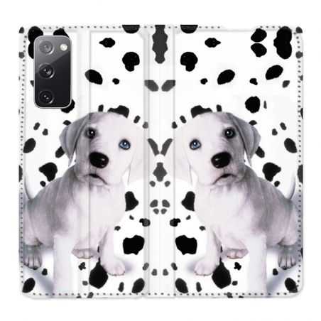 Housse Cuir Portefeuille Pour Samsung Galaxy S20 FE / S20FE Chien Dalmatien