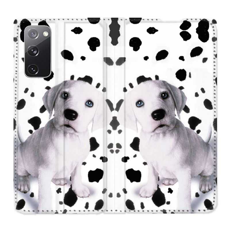 Housse Cuir Portefeuille Pour Samsung Galaxy S20 FE / S20FE Chien Dalmatien