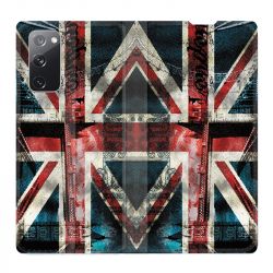 Housse Cuir Portefeuille Pour Samsung Galaxy S20 FE / S20FE Angleterre UK Jean's