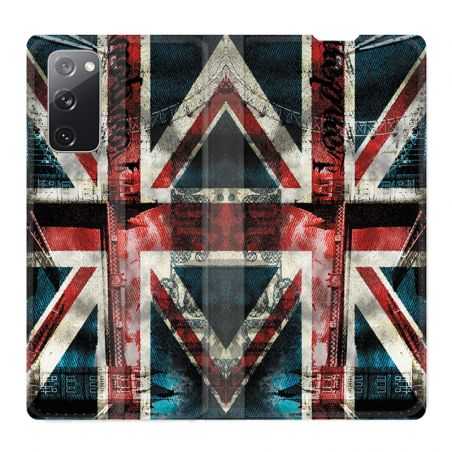 Housse Cuir Portefeuille Pour Samsung Galaxy S20 FE / S20FE Angleterre UK Jean's