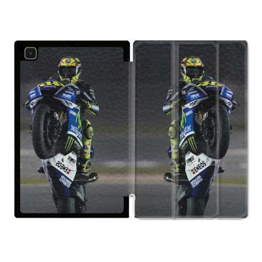 Housse Smart Cover Pour Samsung Galaxy Tab A7 (10.4) Moto Wheeling