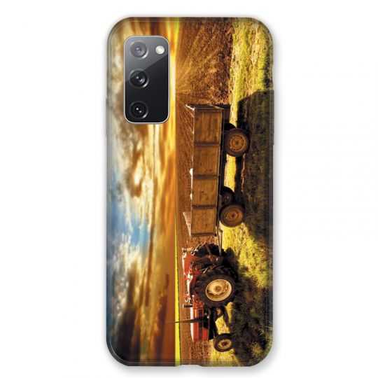 Coque Pour Samsung Galaxy S20 FE / S20FE Agriculture Tracteur Color