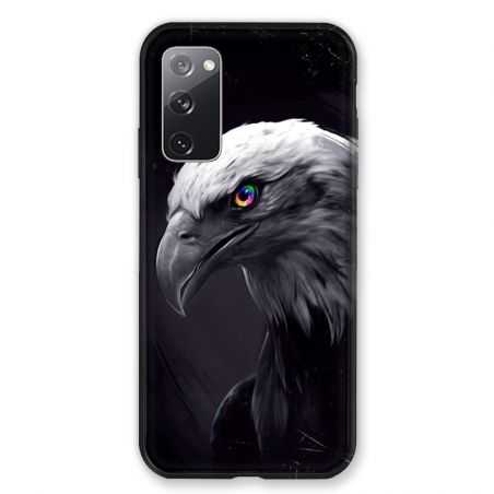 Coque Pour Samsung Galaxy S20 FE / S20FE Aigle Royal Noir