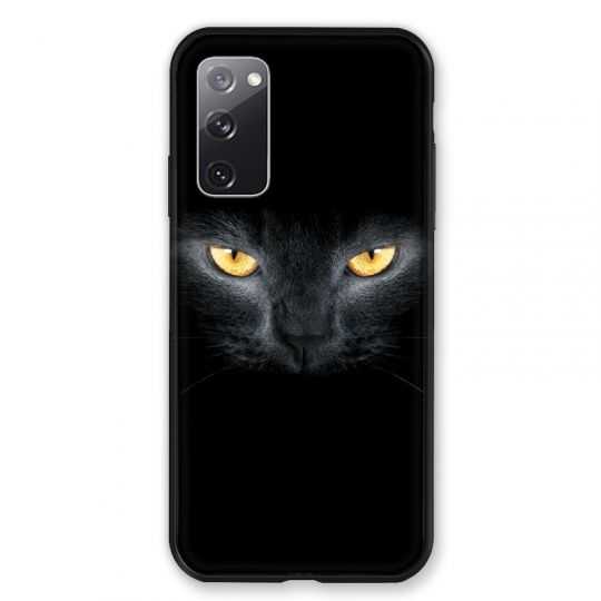 Coque Pour Samsung Galaxy S20 FE / S20FE Chat Noir
