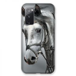 Coque Pour Samsung Galaxy S20 FE / S20FE Cheval Blanc