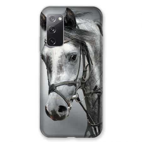 Coque Pour Samsung Galaxy S20 FE / S20FE Cheval Blanc