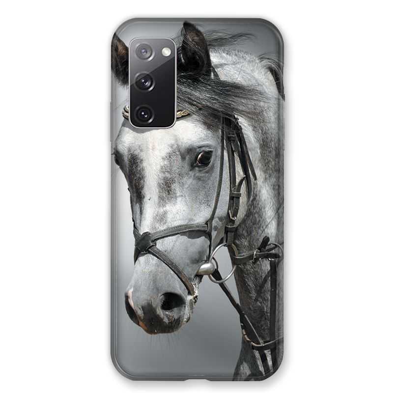 Coque Pour Samsung Galaxy S20 FE / S20FE Cheval Blanc