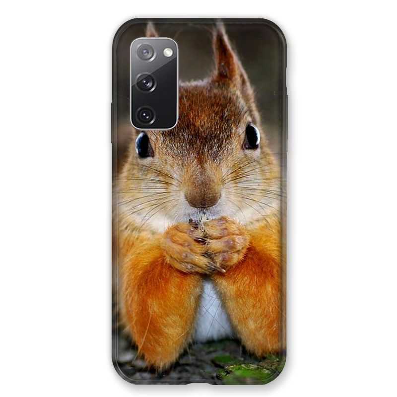 Coque Pour Samsung Galaxy S20 FE / S20FE Ecureuil Face