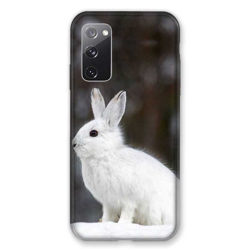 Coque Pour Samsung Galaxy S20 FE / S20FE Lapin Blanc