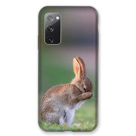 Coque Pour Samsung Galaxy S20 FE / S20FE Lapin Marron