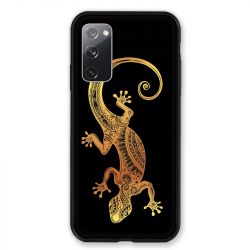 Coque Pour Samsung Galaxy S20 FE / S20FE Animaux Maori Lezard Noir