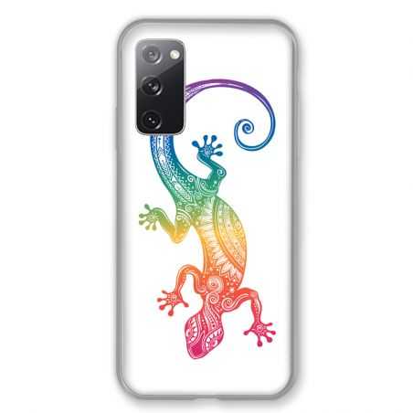 Coque Pour Samsung Galaxy S20 FE / S20FE Animaux Maori Salamandre Color
