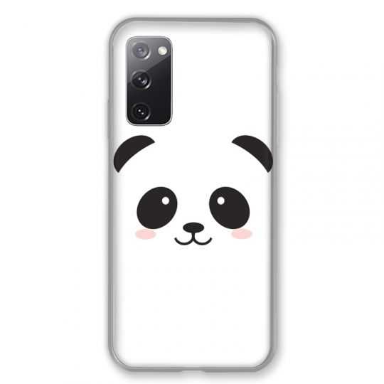 Coque Pour Samsung Galaxy S20 FE / S20FE Panda Blanc