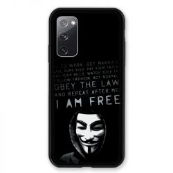 Coque Pour Samsung Galaxy S20 FE / S20FE Anonymous I am free