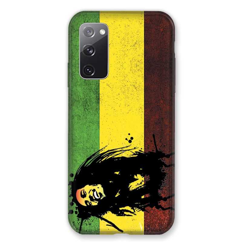 Coque Pour Samsung Galaxy S20 FE / S20FE Bob Marley Drapeau