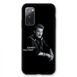 Coque Pour Samsung Galaxy S20 FE / S20FE Johnny Hallyday Noir