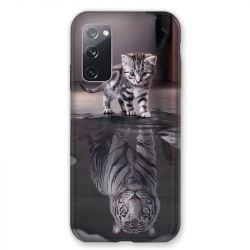 Coque Pour Samsung Galaxy S20 FE / S20FE Chat Reflet