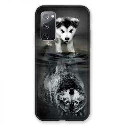 Coque Pour Samsung Galaxy S20 FE / S20FE Chien Reflet