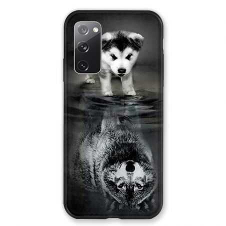 Coque Pour Samsung Galaxy S20 FE / S20FE Chien Reflet