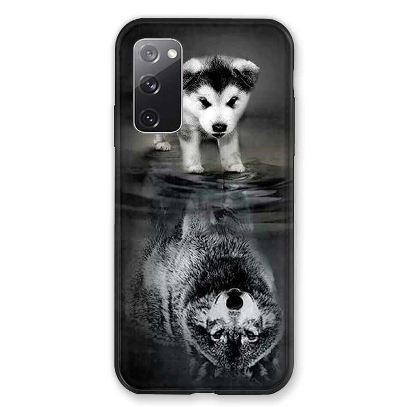 Coque Pour Samsung Galaxy S20 FE / S20FE Chien Reflet