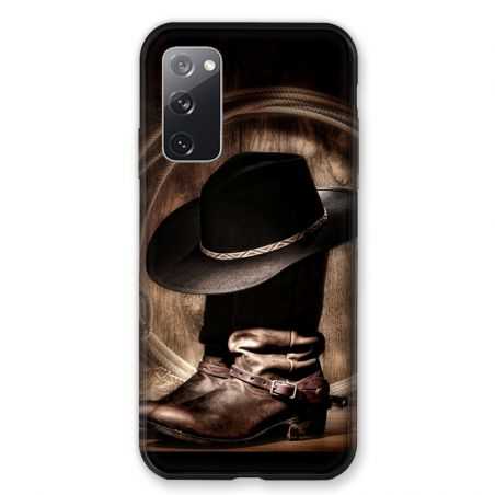 Coque Pour Samsung Galaxy S20 FE / S20FE Cow Boy Chapeau