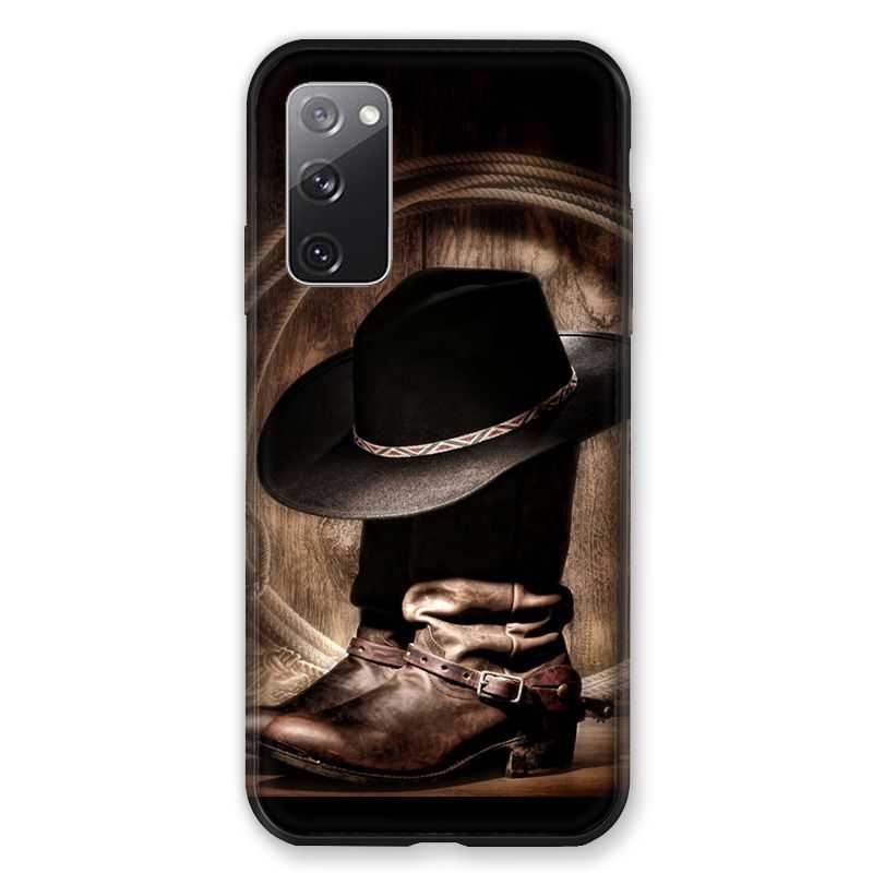 Coque Pour Samsung Galaxy S20 FE / S20FE Cow Boy Chapeau