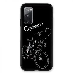 Coque Pour Samsung Galaxy S20 FE / S20FE Cyclisme Ombre Blanche