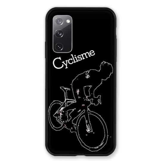 Coque Pour Samsung Galaxy S20 FE / S20FE Cyclisme Ombre Blanche