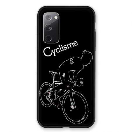 Coque Pour Samsung Galaxy S20 FE / S20FE Cyclisme Ombre Blanche