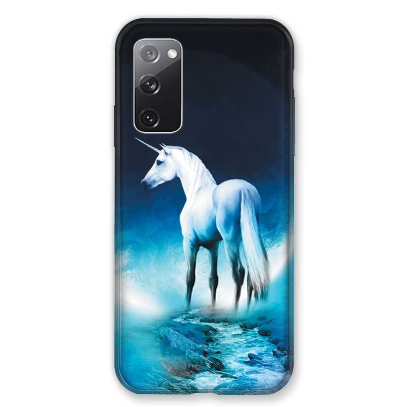 Coque Pour Samsung Galaxy S20 FE / S20FE Licorne Lune