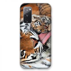Coque Pour Samsung Galaxy S20 FE / S20FE Bebe Tigre
