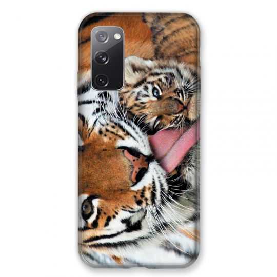 Coque Pour Samsung Galaxy S20 FE / S20FE Bebe Tigre