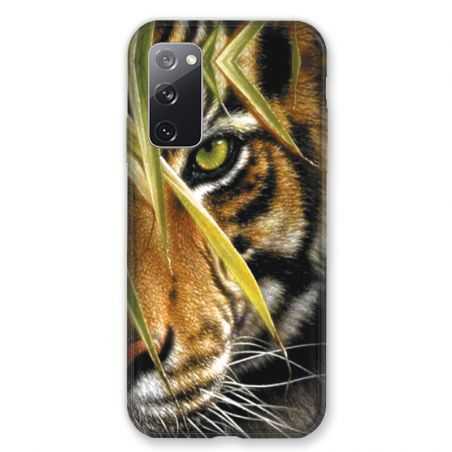 Coque Pour Samsung Galaxy S20 FE / S20FE Oeil Tigre