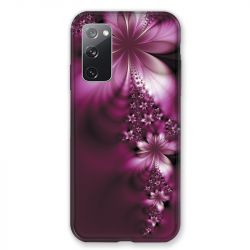 Coque Pour Samsung Galaxy S20 FE / S20FE Fleur Violette Montante