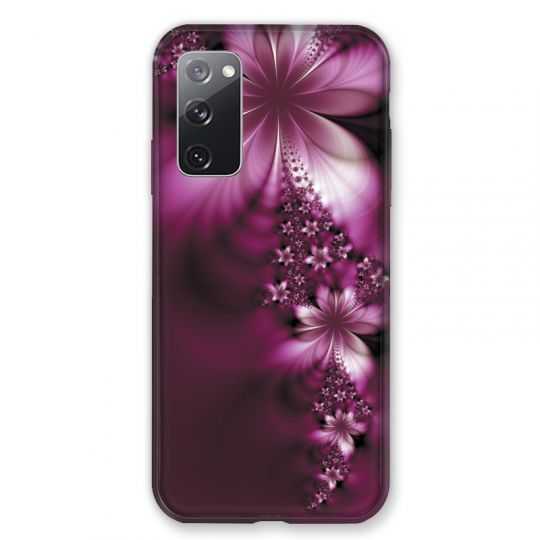 Coque Pour Samsung Galaxy S20 FE / S20FE Fleur Violette Montante