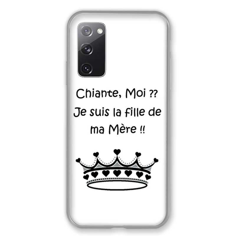 Coque Pour Samsung Galaxy S20 FE / S20FE Humour Moi Chiante