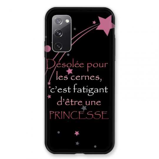 Coque Pour Samsung Galaxy S20 FE / S20FE Humour Princesse