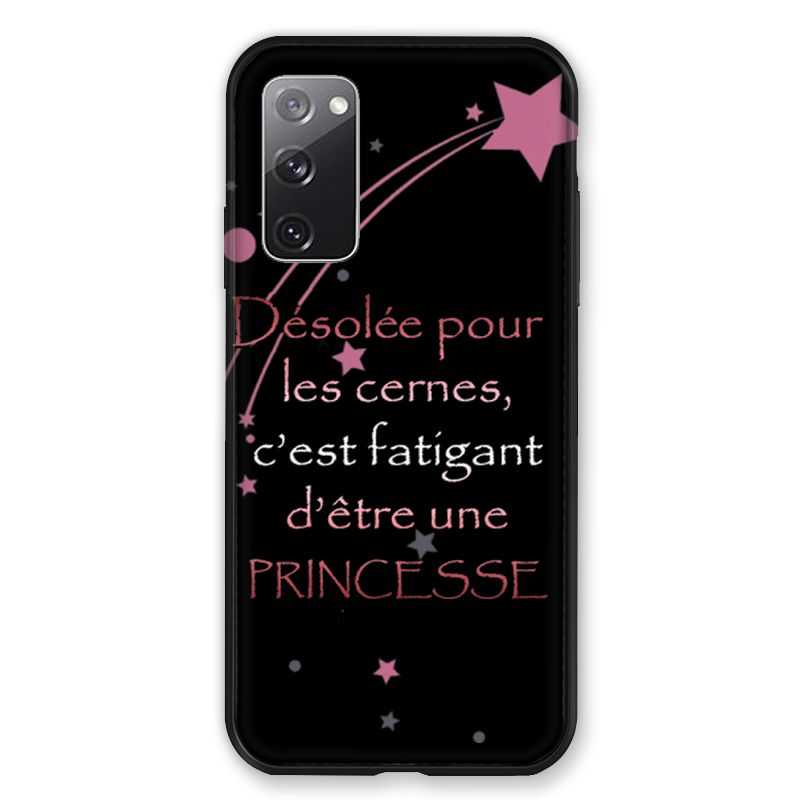 Coque Pour Samsung Galaxy S20 FE / S20FE Humour Princesse