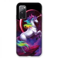 Coque Pour Samsung Galaxy S20 FE / S20FE Licorne Arc en ciel