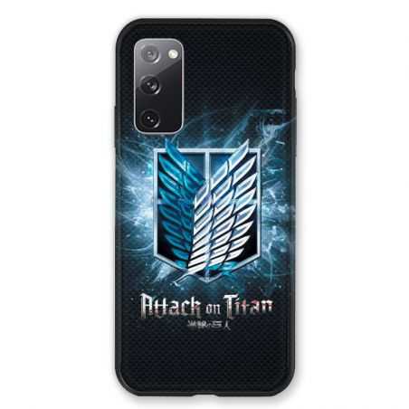 Coque Pour Samsung Galaxy S20 FE / S20FE Manga Attaque Titans Noir