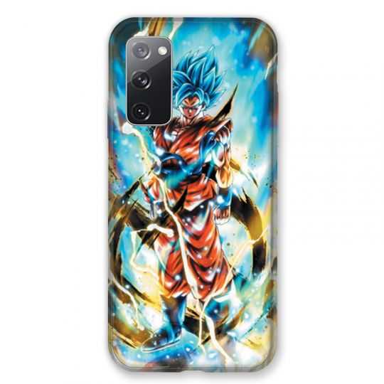Coque Pour Samsung Galaxy S20 FE / S20FE Manga Dragon Ball Sangoku Blanc