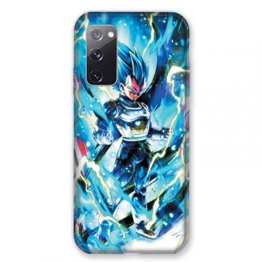 Coque Pour Samsung Galaxy S20 FE / S20FE Manga Dragon Ball Vegeta Bleu