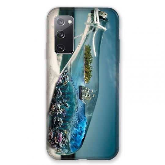 Coque Pour Samsung Galaxy S20 FE / S20FE Mer Bouteille