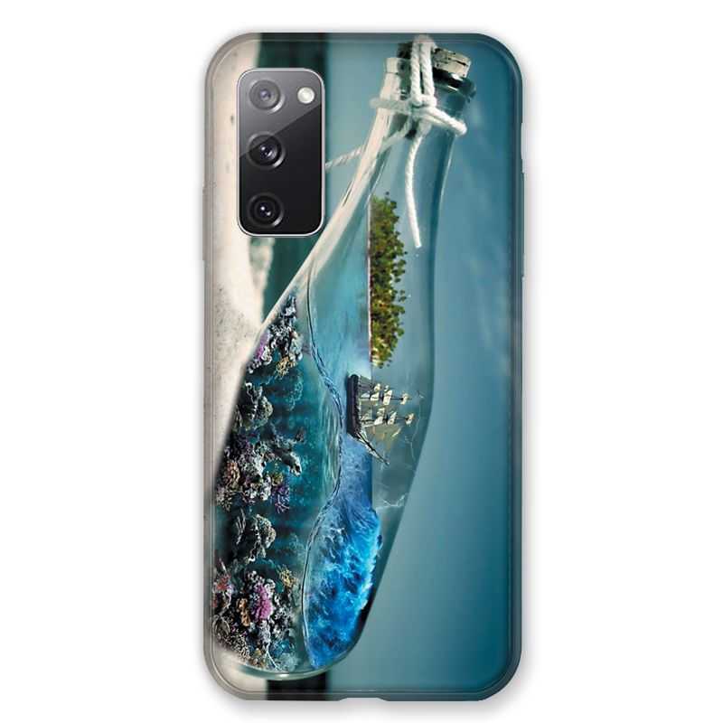 Coque Pour Samsung Galaxy S20 FE / S20FE Mer Bouteille