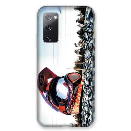 Coque Pour Samsung Galaxy S20 FE / S20FE Moto Casque Cross