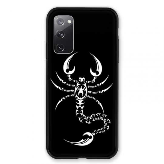 Coque Pour Samsung Galaxy S20 FE / S20FE Scorpion Noir