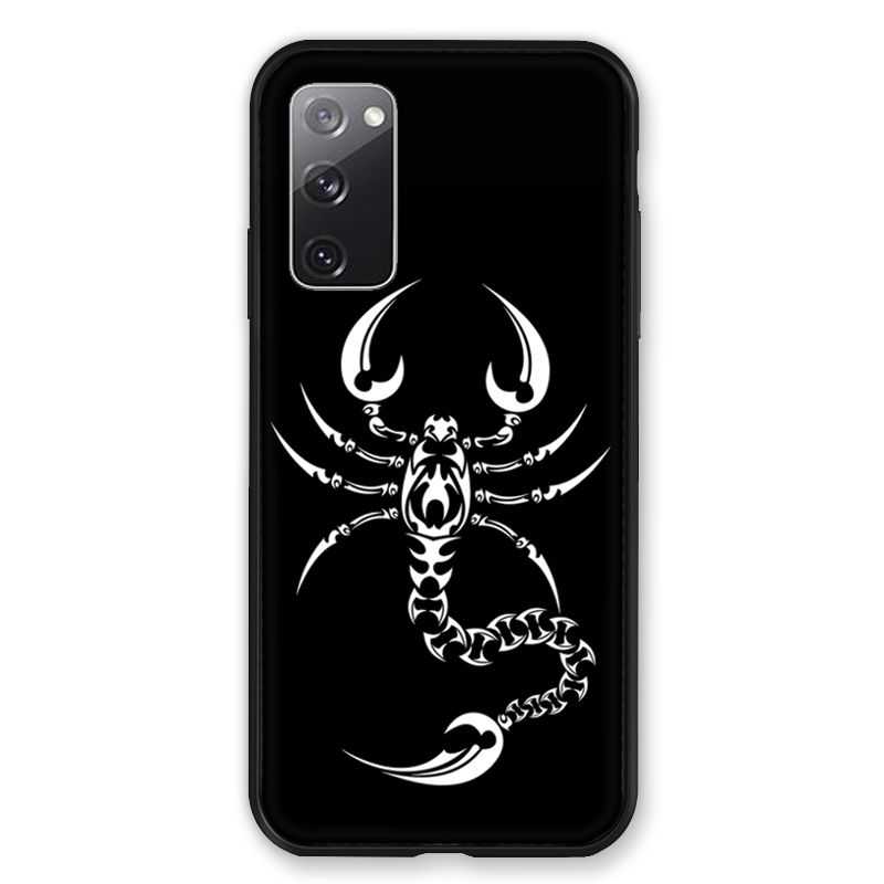 Coque Pour Samsung Galaxy S20 FE / S20FE Scorpion Noir